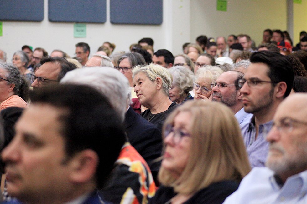 Audience at mayoral debate