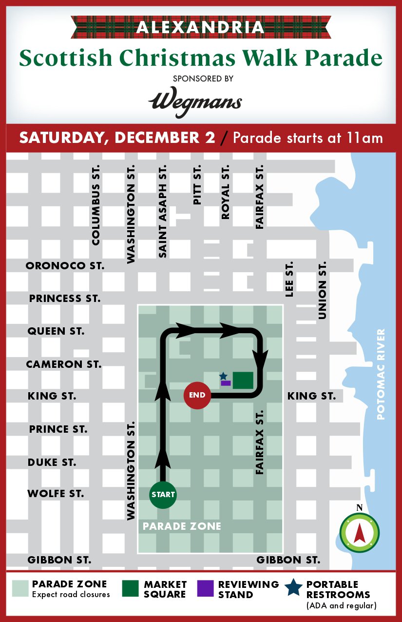 52nd Annual Alexandria Scottish Christmas Walk Parade Sponsored by