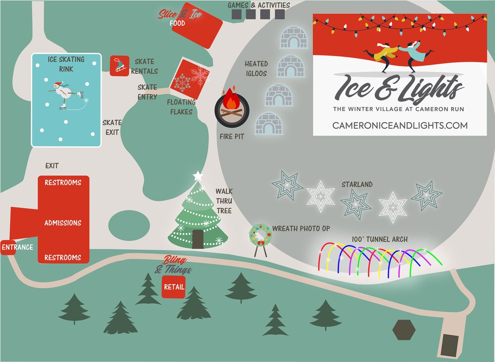 Ice and Lights Map