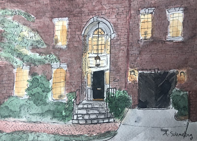Watercolor Home Painting 2