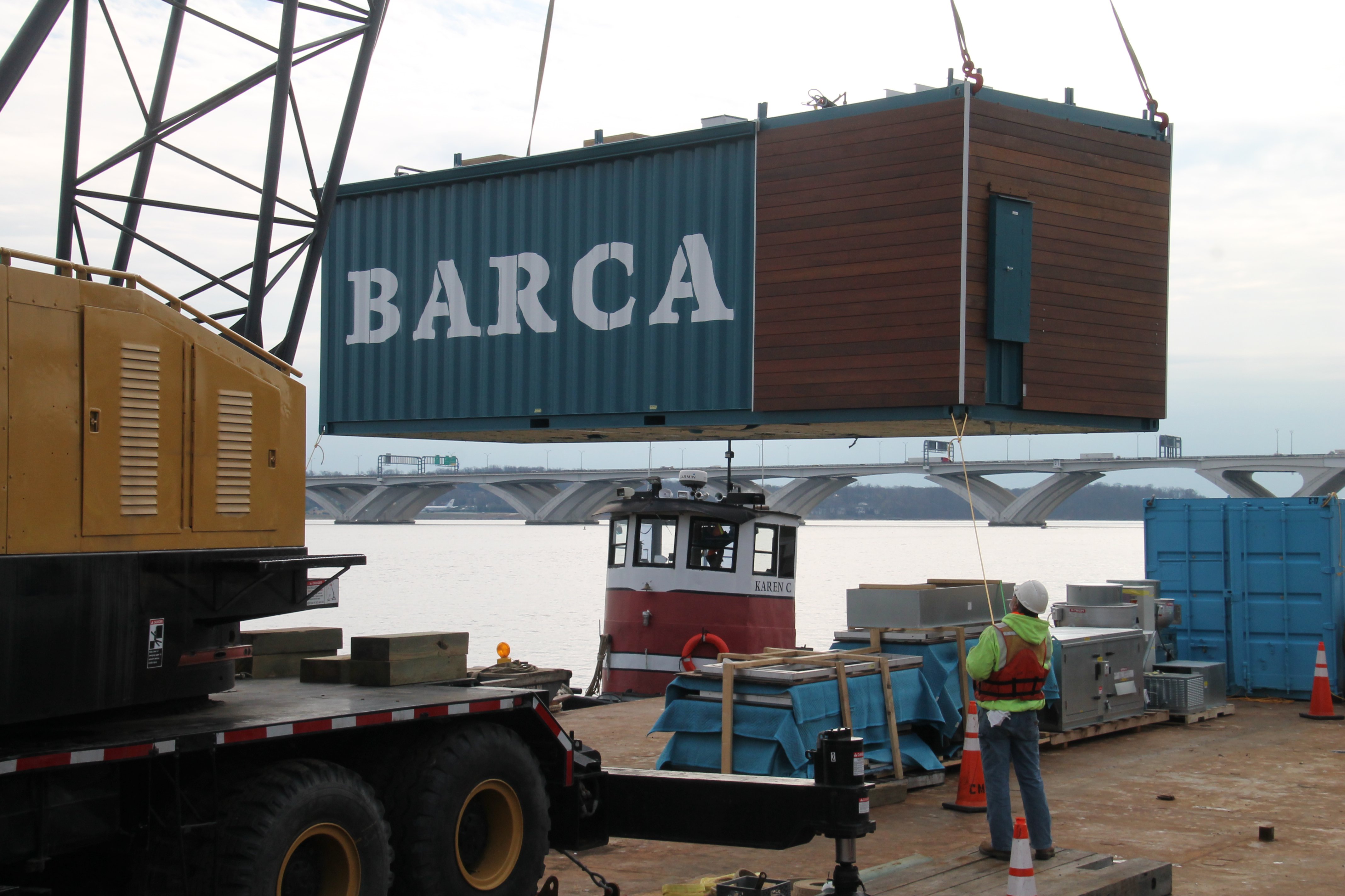 Barca Alexandria - Shipping Containers Arrive For Barca A New