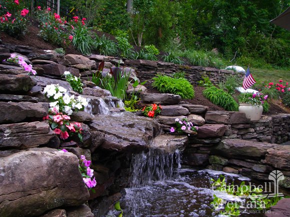 Wonderful Water Creating A Backyard Oasis Alexandria Living - Garden Oasis Rock Waterfall Fountain