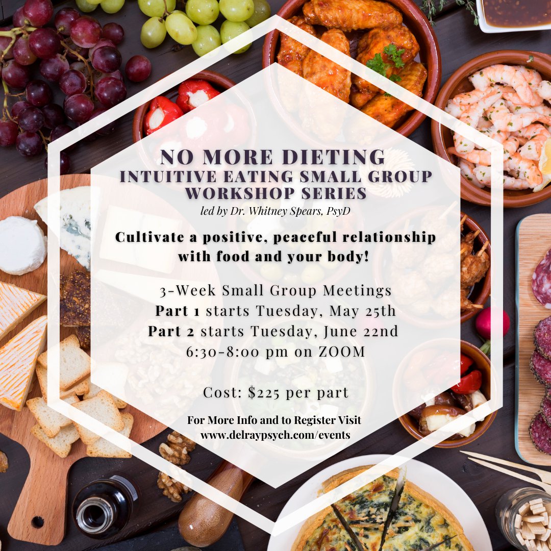 Intuitive Eating Small Group Workshop Series (ZOOM)